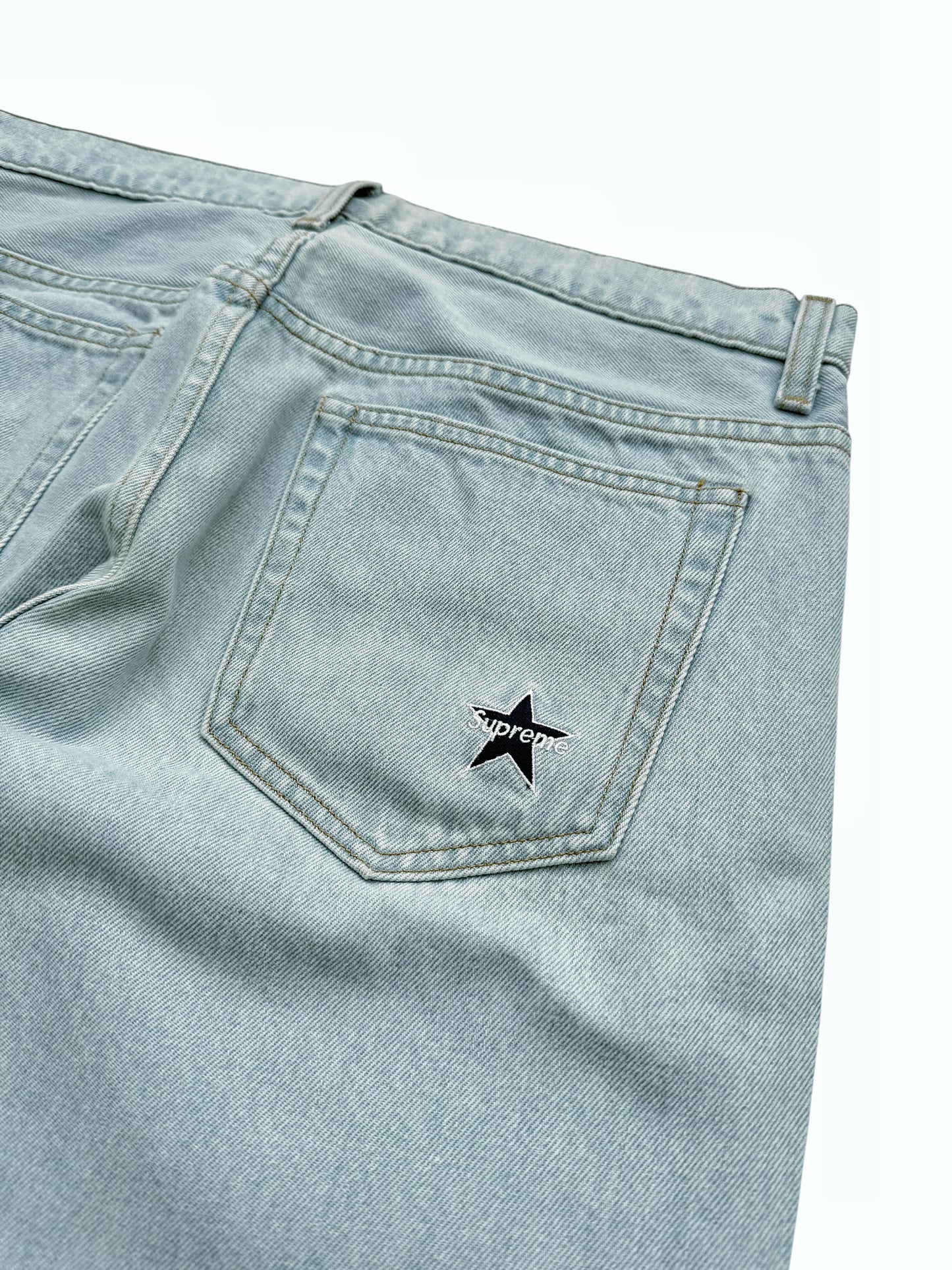 Regular Cut Light Blue Denim Jean