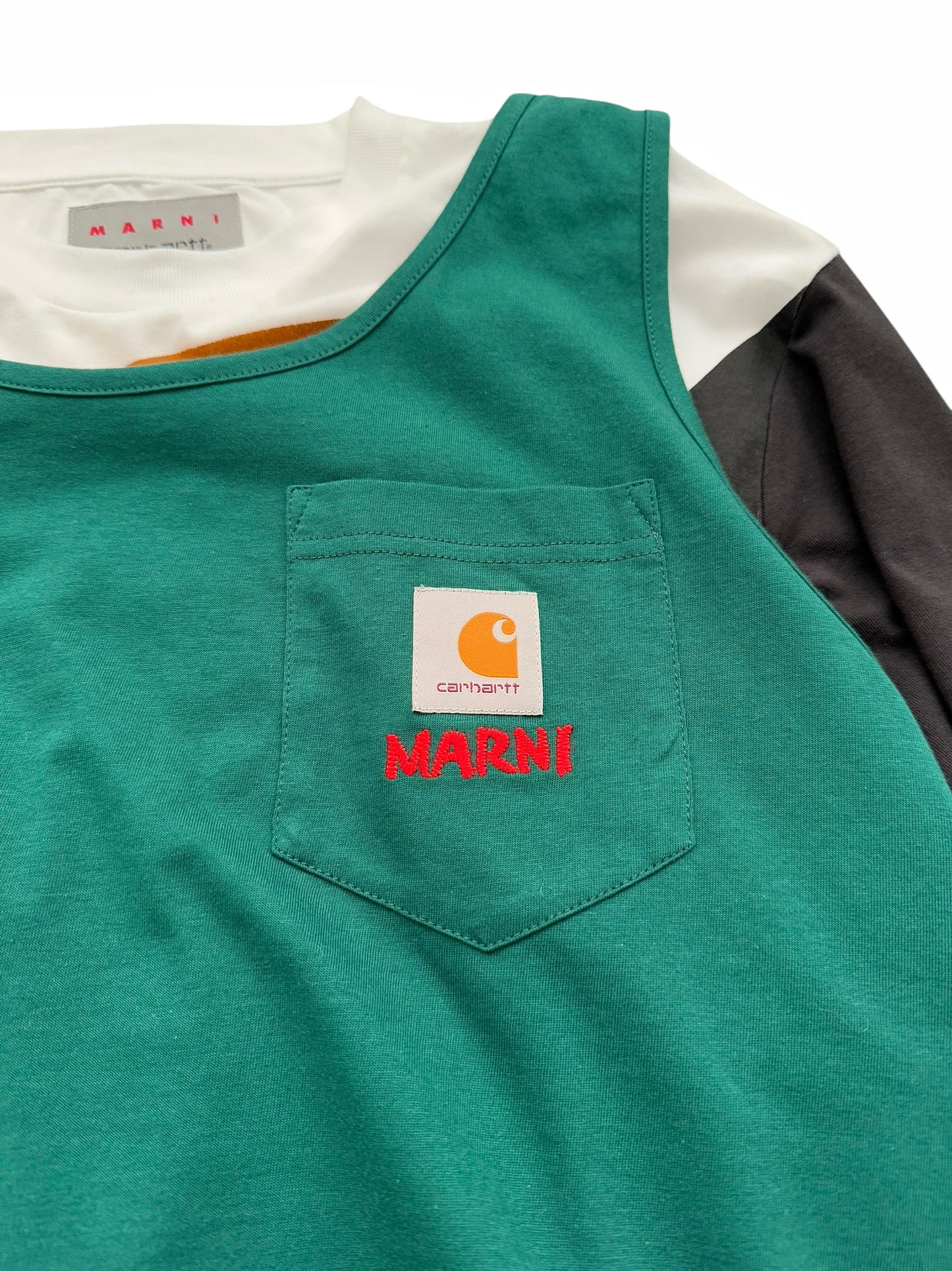 X Carhartt Layered Tank Shirt
