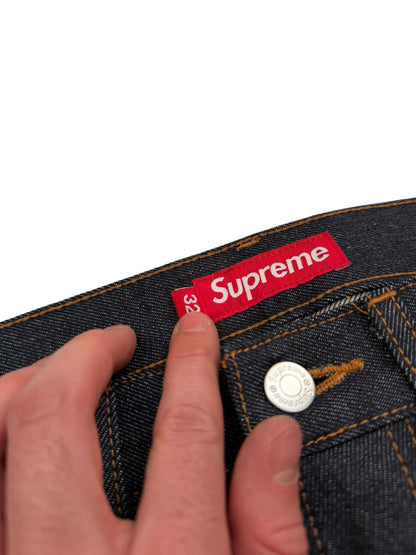 Raw Denim Baggy Shorts