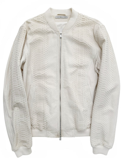 (Tom Ford) Nappa Leather Snake Effect Bomber