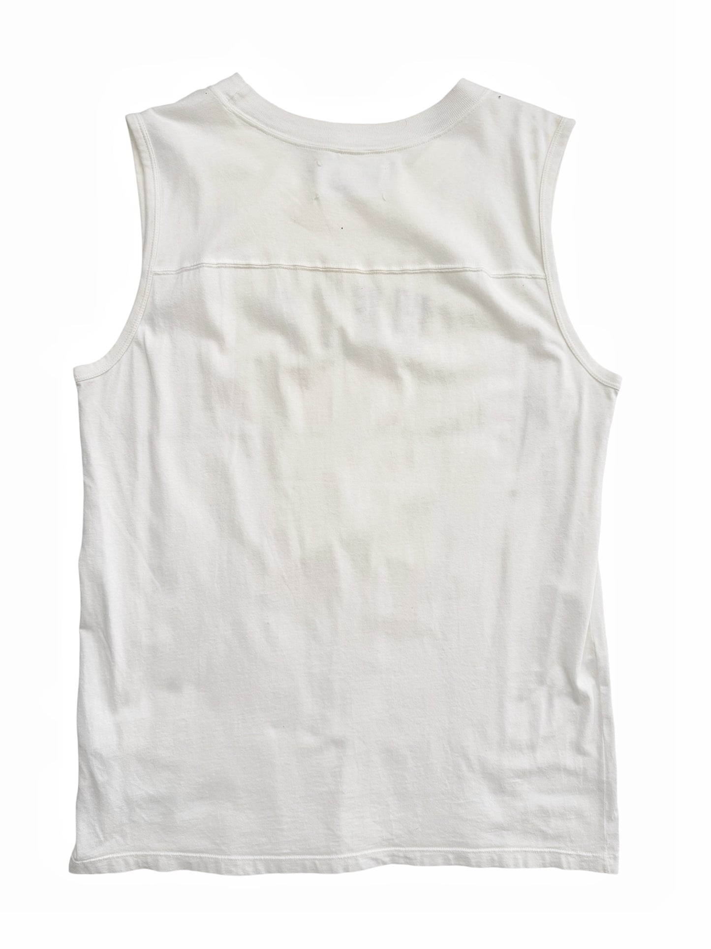 2006 Sleeveless Help Embroidery Tank Top