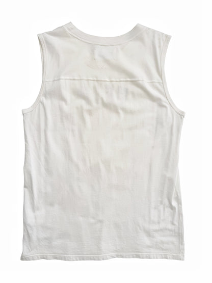 2006 Sleeveless Help Embroidery Tank Top