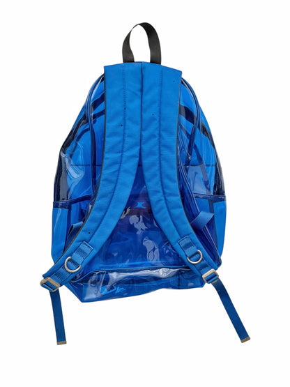 Blue PVC Backpack