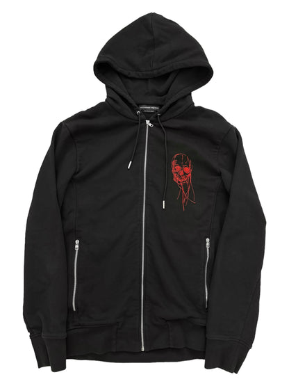 Thread Skull Zip Hoodie