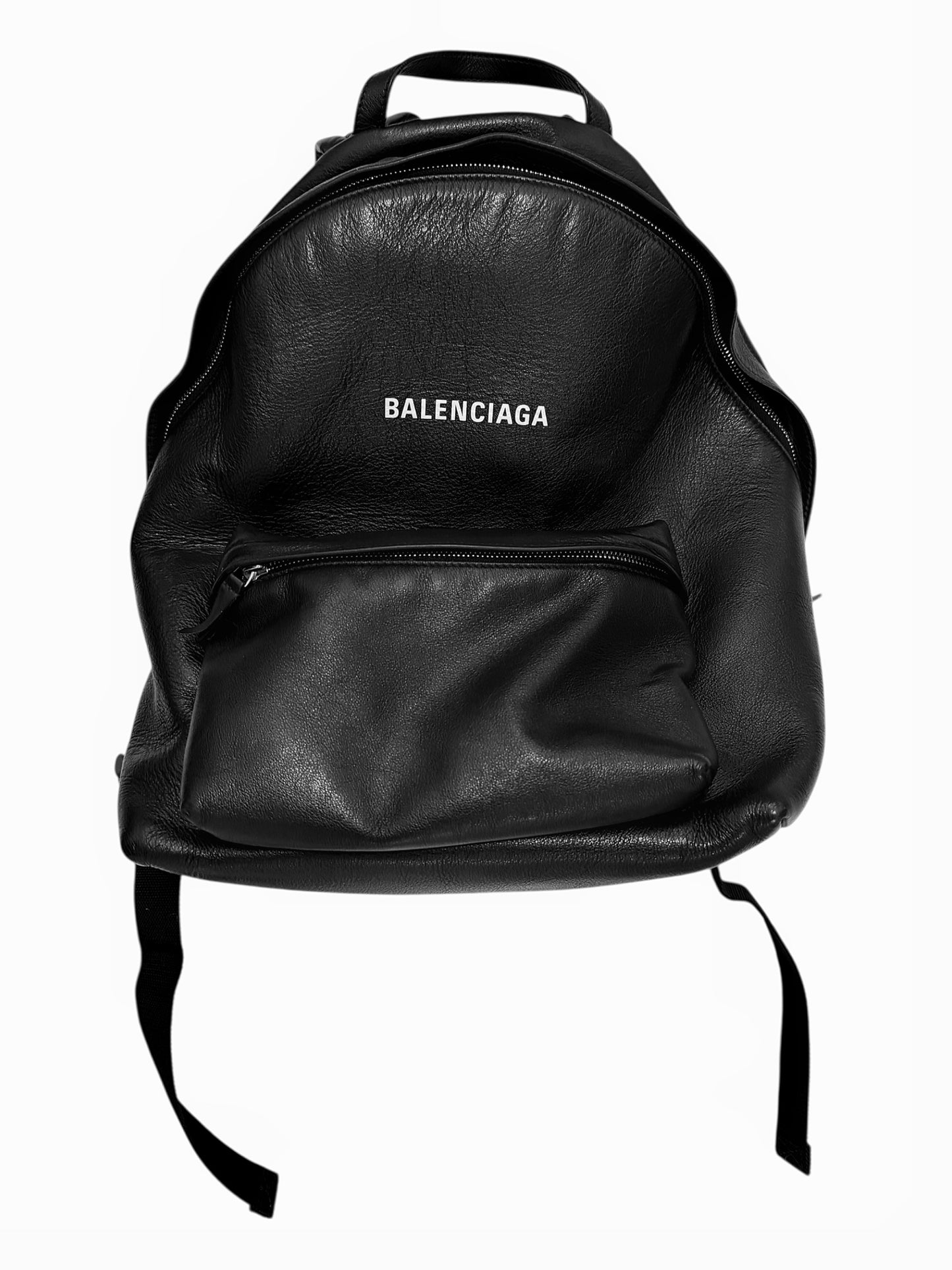 Explorer Logo Leather Backpack