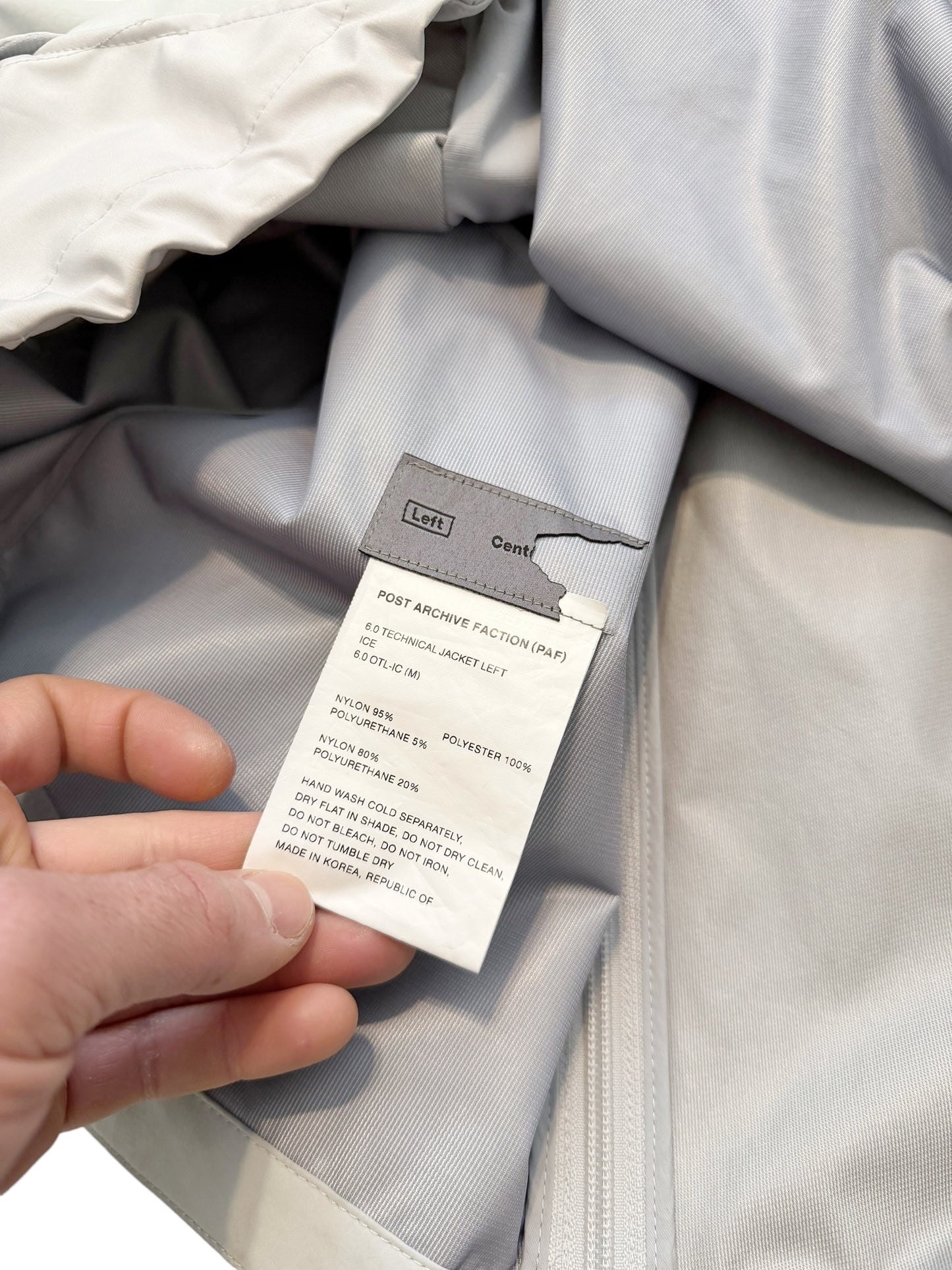 6.0 Left Patchwork Reconstructed Windbreaker Parka