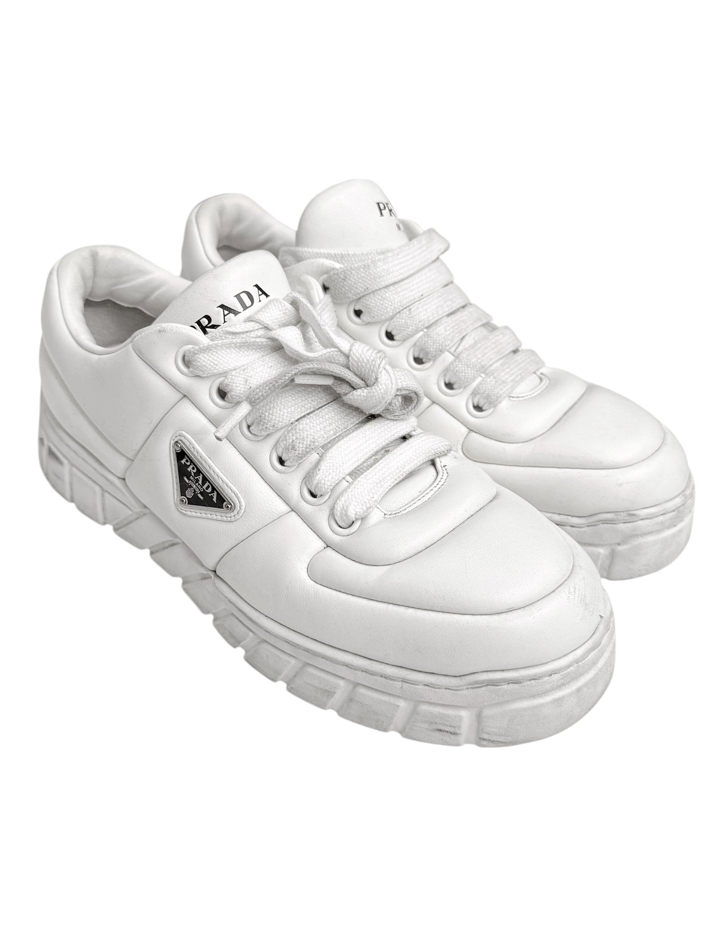 Nappa Puffy Padded Leather Shoe