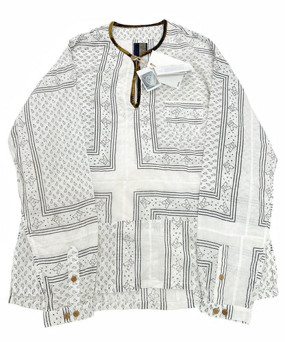 ICT Silk Paisley Bandana PO Tunic Shirt