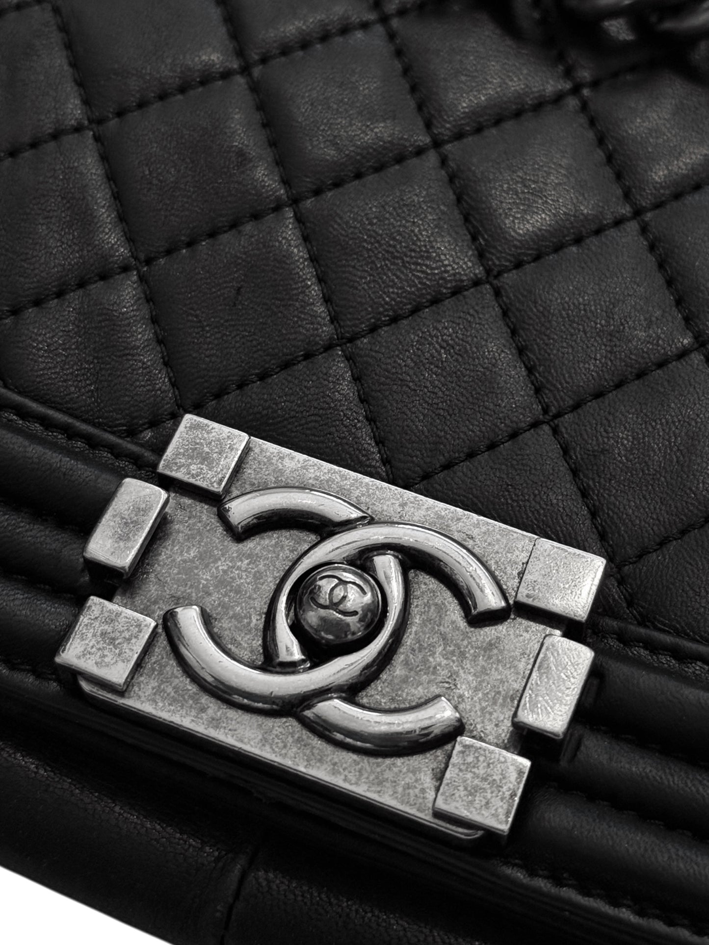 Large Caviar Boy Flap Chain Bag