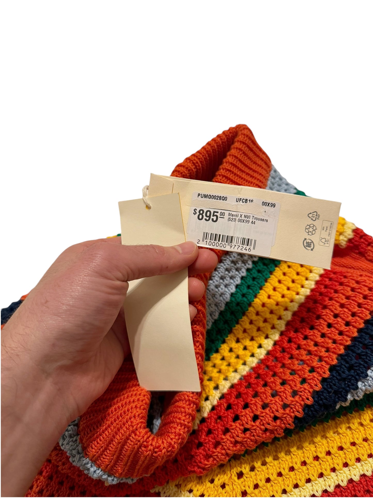 x No Vacancy Crochet Knit Shorts