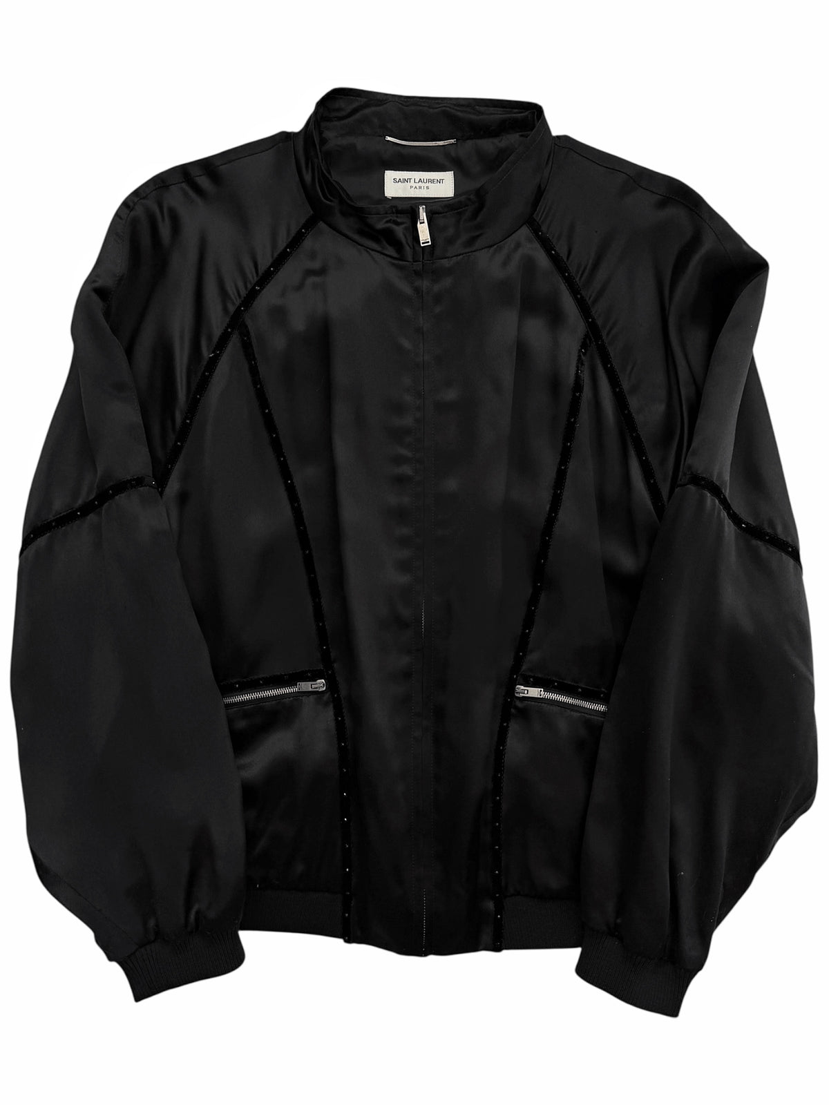 Viscose Crystal Lined Track Jacket