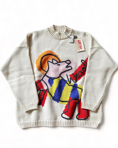 1991 R.I.P. Sado (Walter Dog) Oversized Knit