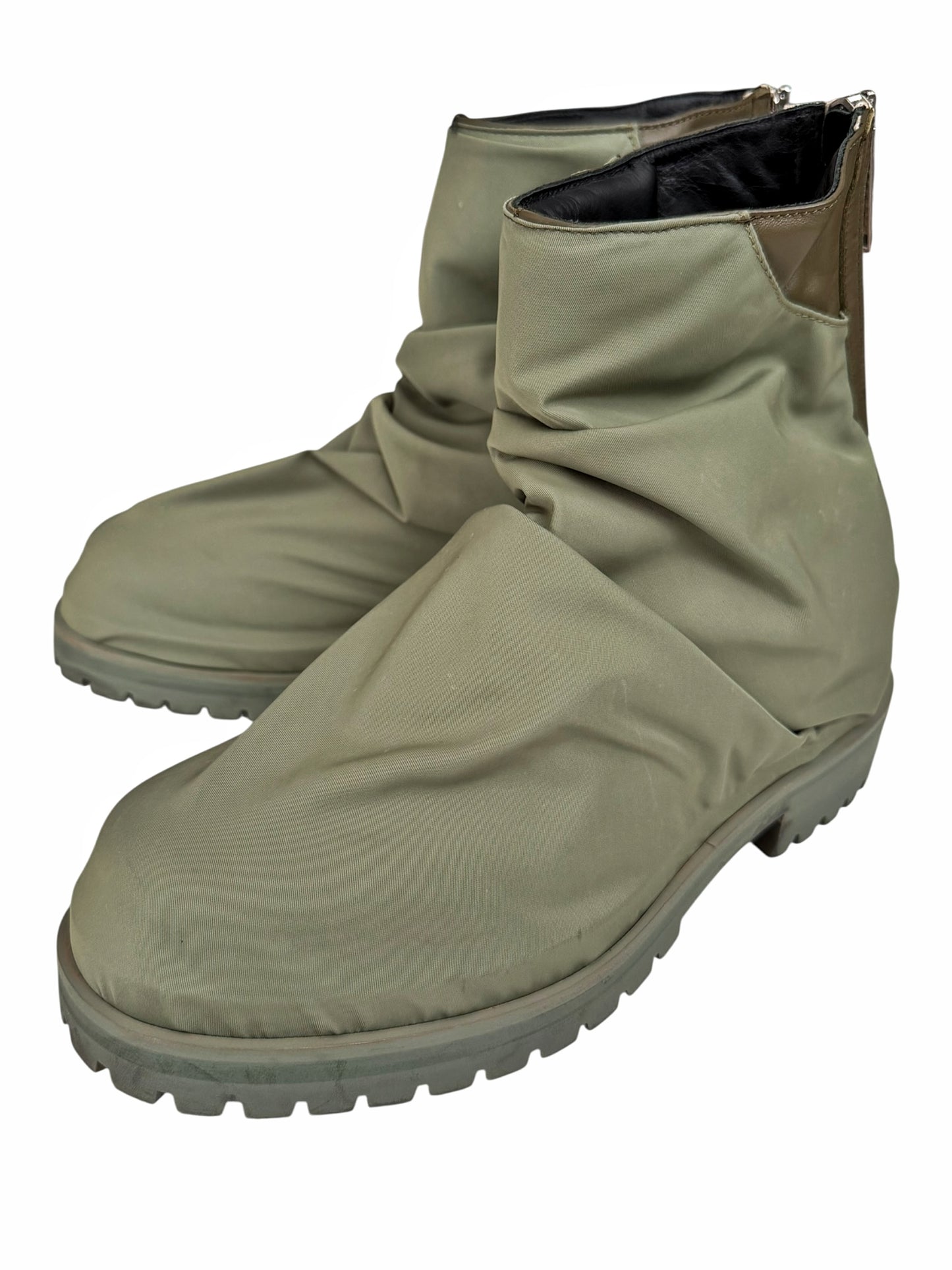 Nylon Green Marathon Boots