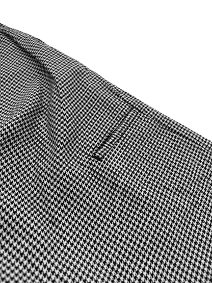 White Houndstooth Work Pant