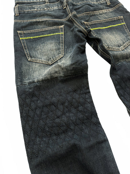 Double Waist Dark Indigo Denim