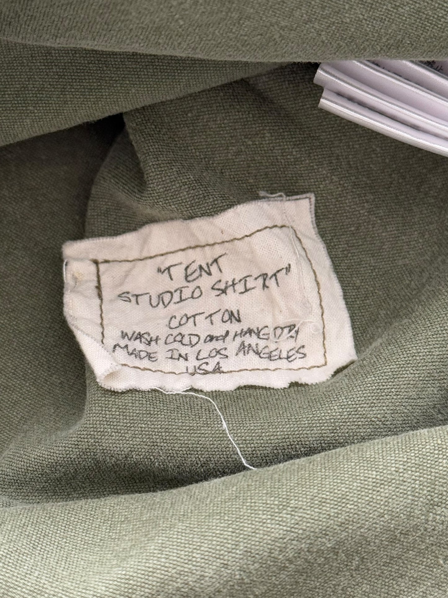 2018 Reconstructed Army Tent Shirt Jacket