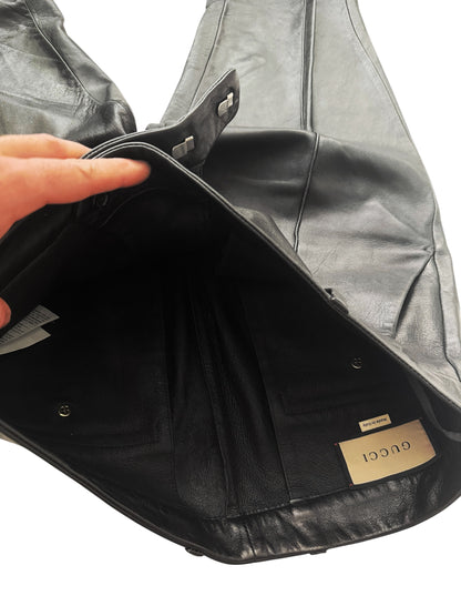 Lambskin Leather Pleated Trouser Pant