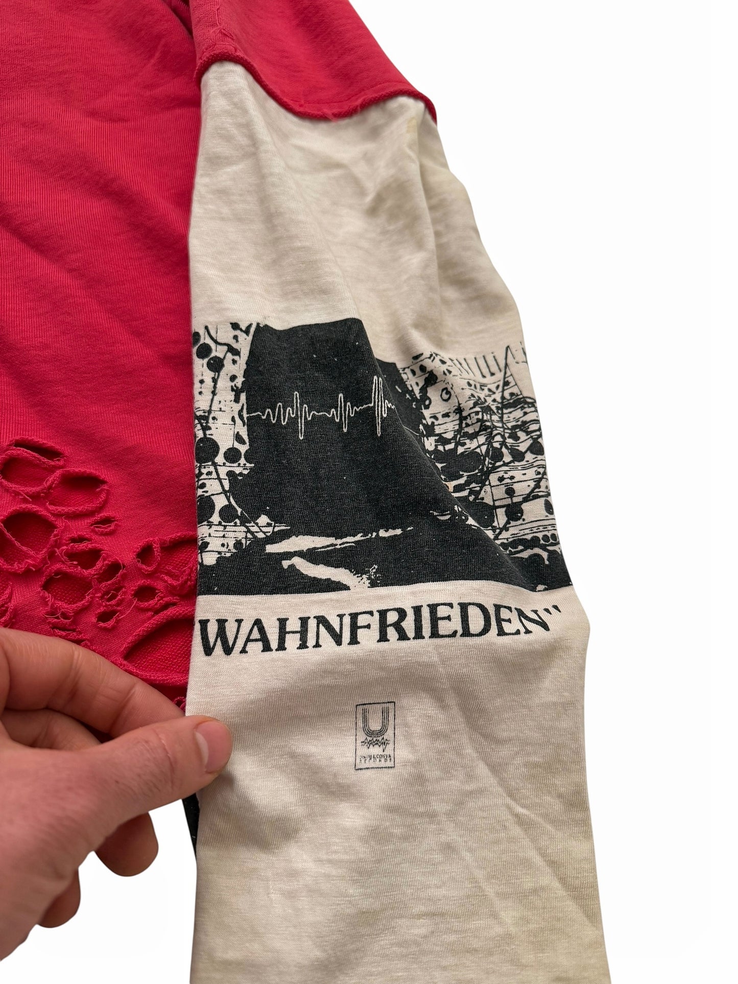 2006 “T” Wahnfrieden Klaus Distressed Patchwork Hoodie