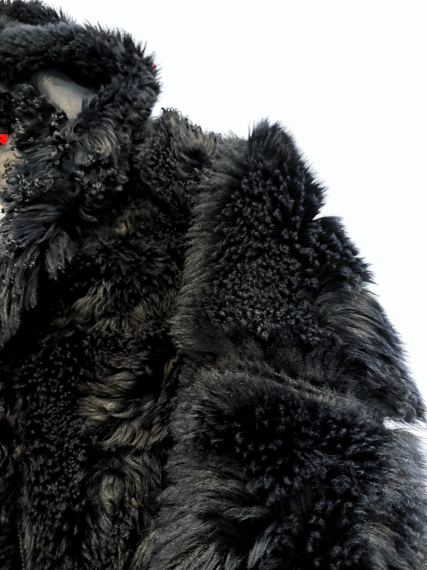 Giant Long Hair Sheep Skin Shearling Bomber