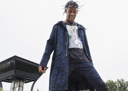 Sterling Ruby Camo Shark Fathers Parka