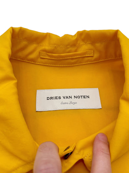 Yellow Polyamide Coach Jacket