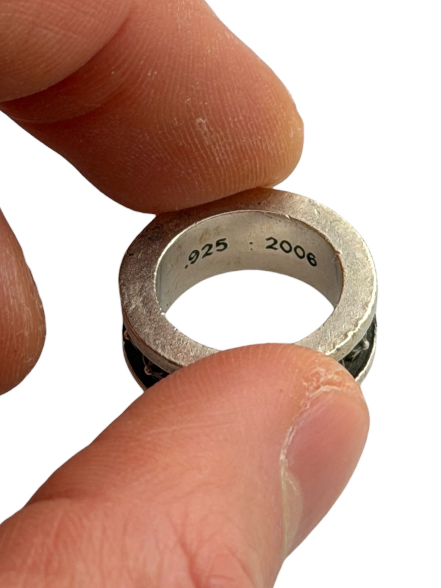 Mini Plus Maltese Cross Silver Ring