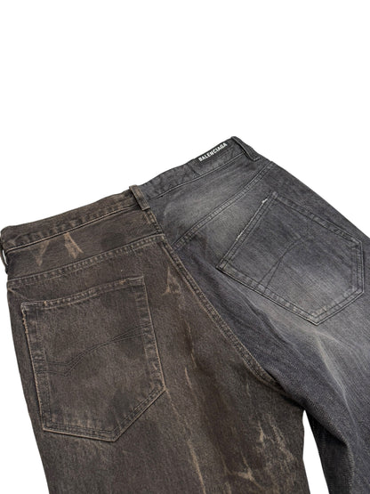 2024 50/50 Hybrid Baggy Skinny Flare Denim