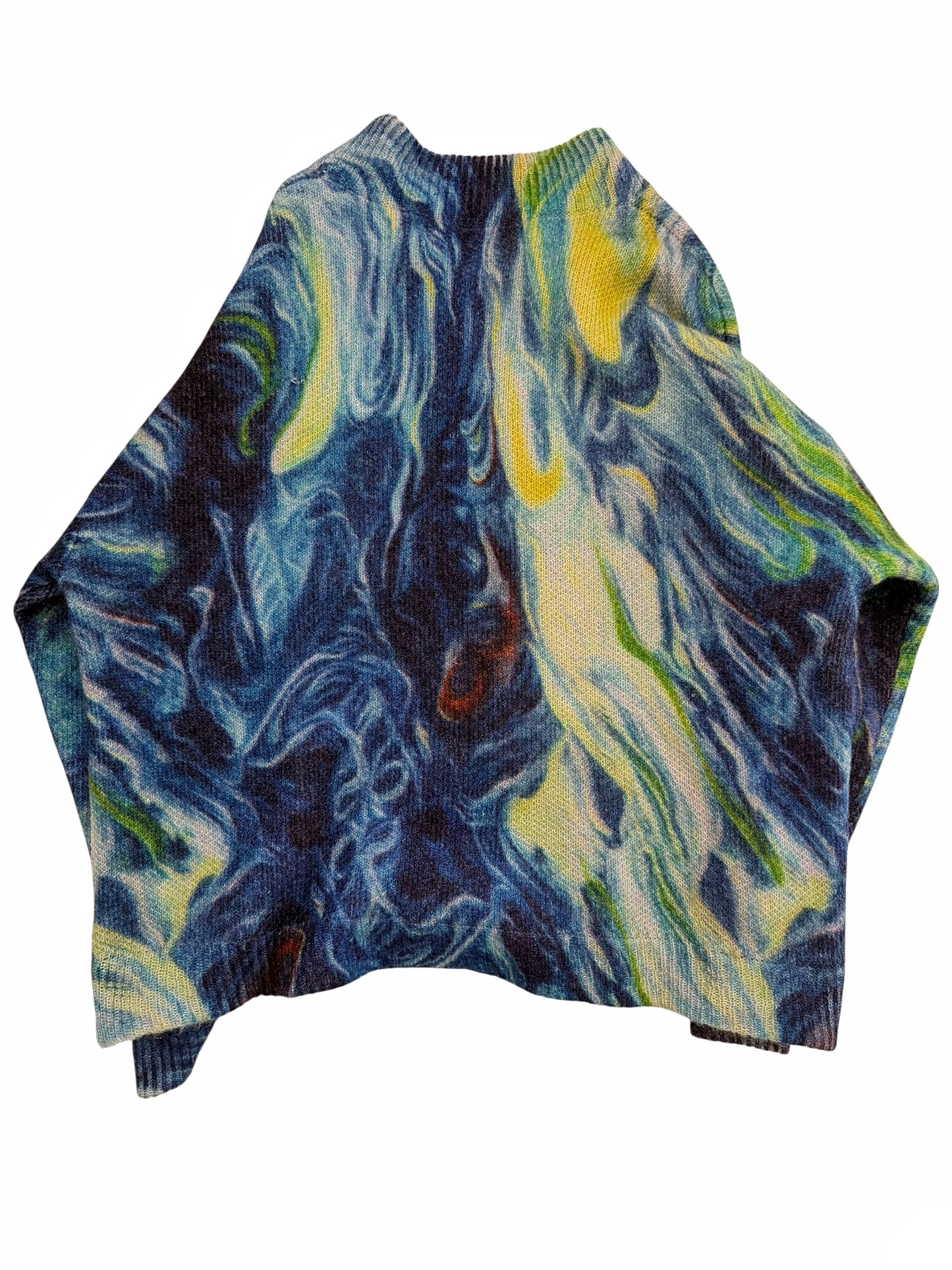 Watercolor Mohair Rezayne Giant Sweater
