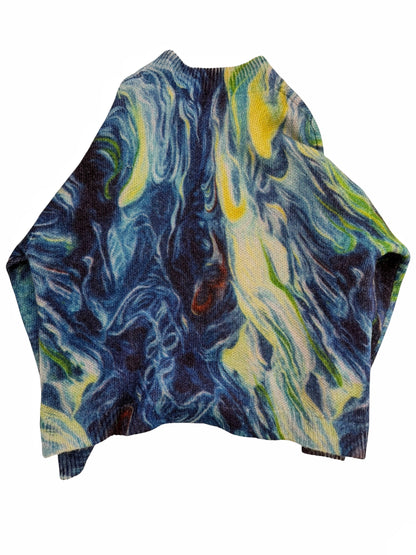 Watercolor Mohair Rezayne Giant Sweater