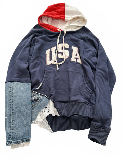 SAMPLE 1/1 USA Fragment Split Hoodie