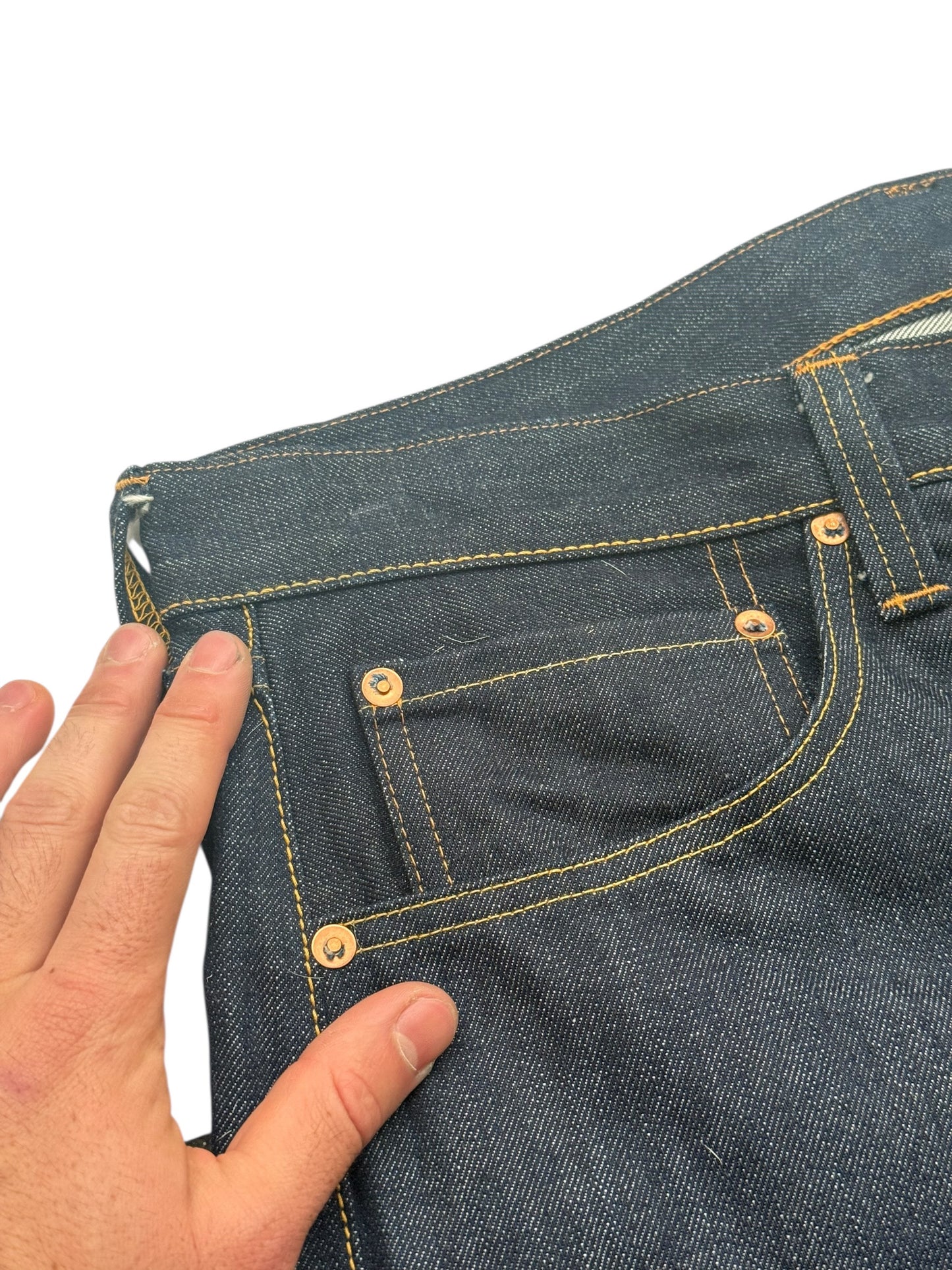 2011 Naval Tailor Denim Buckle Jeans