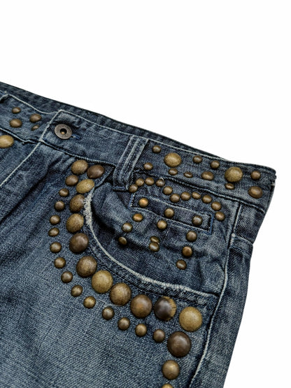 Studded Denim Jeans