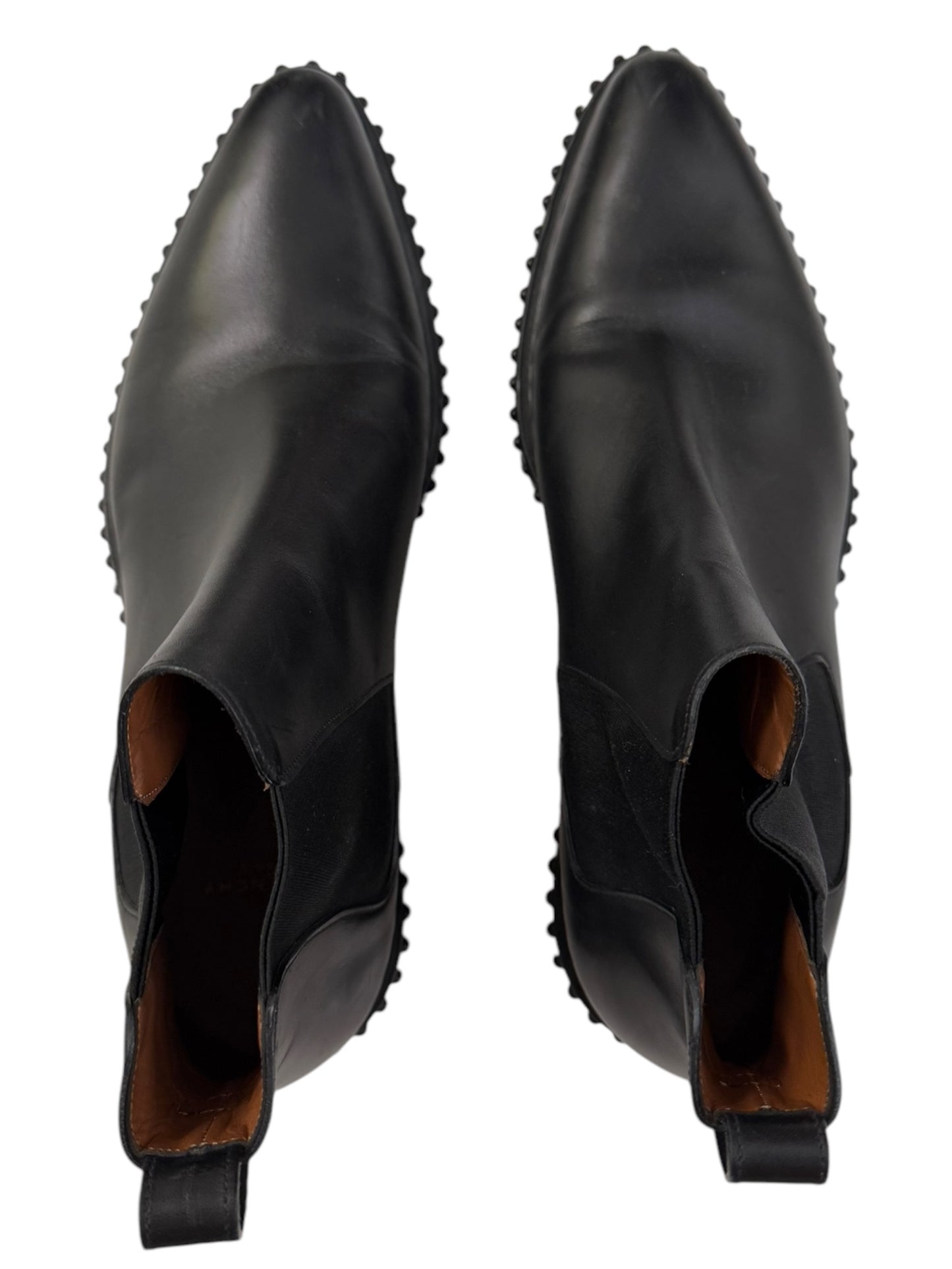 Studded Chelsea Boot Black Leather