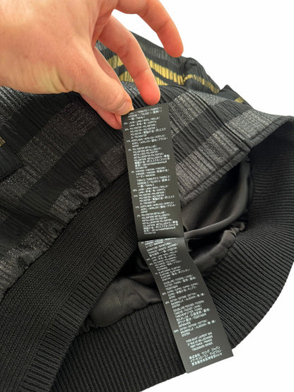 2019 Gold Metallic Stripe Teddy Varsity