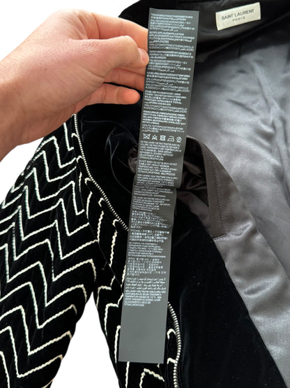 2021 Quilted Velvet Teddy Varsity Bomber