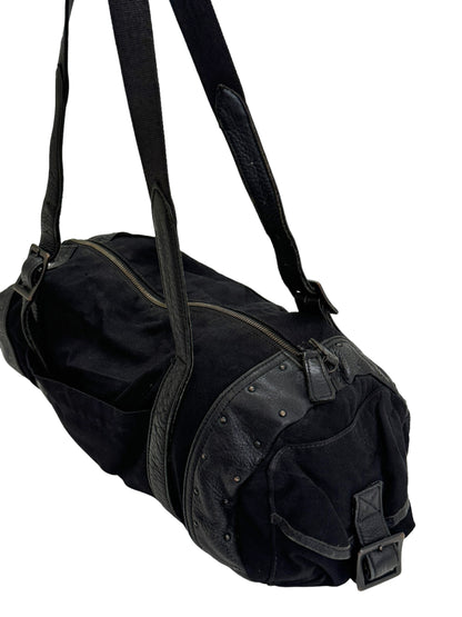 Leather Canvas Small Duffle