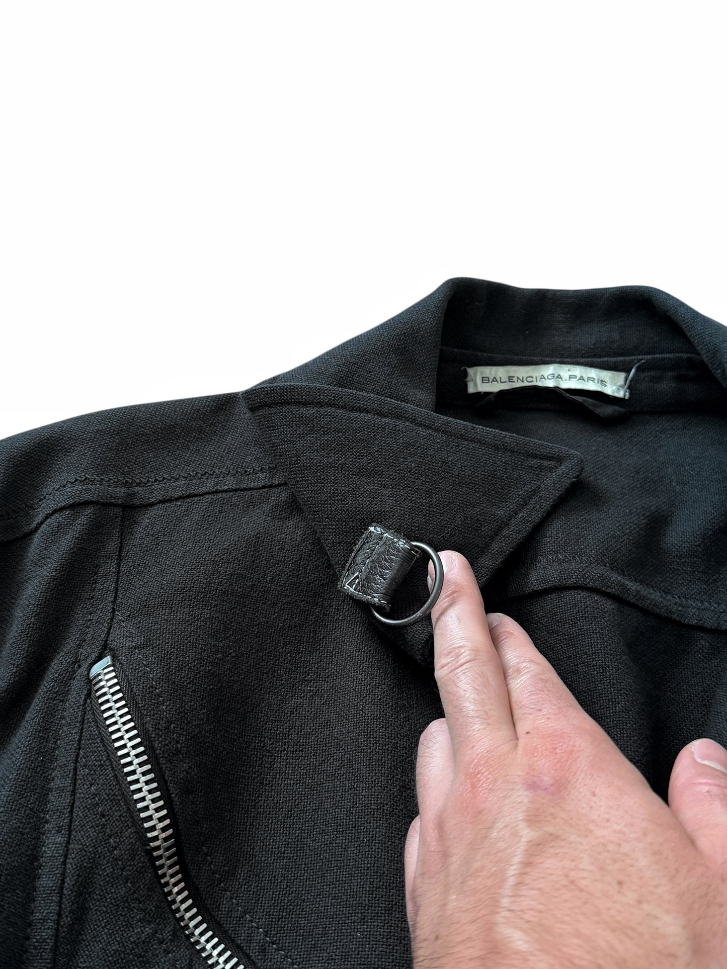 FW04 Nicholas Ghesquiere Armor Aviator Jacket