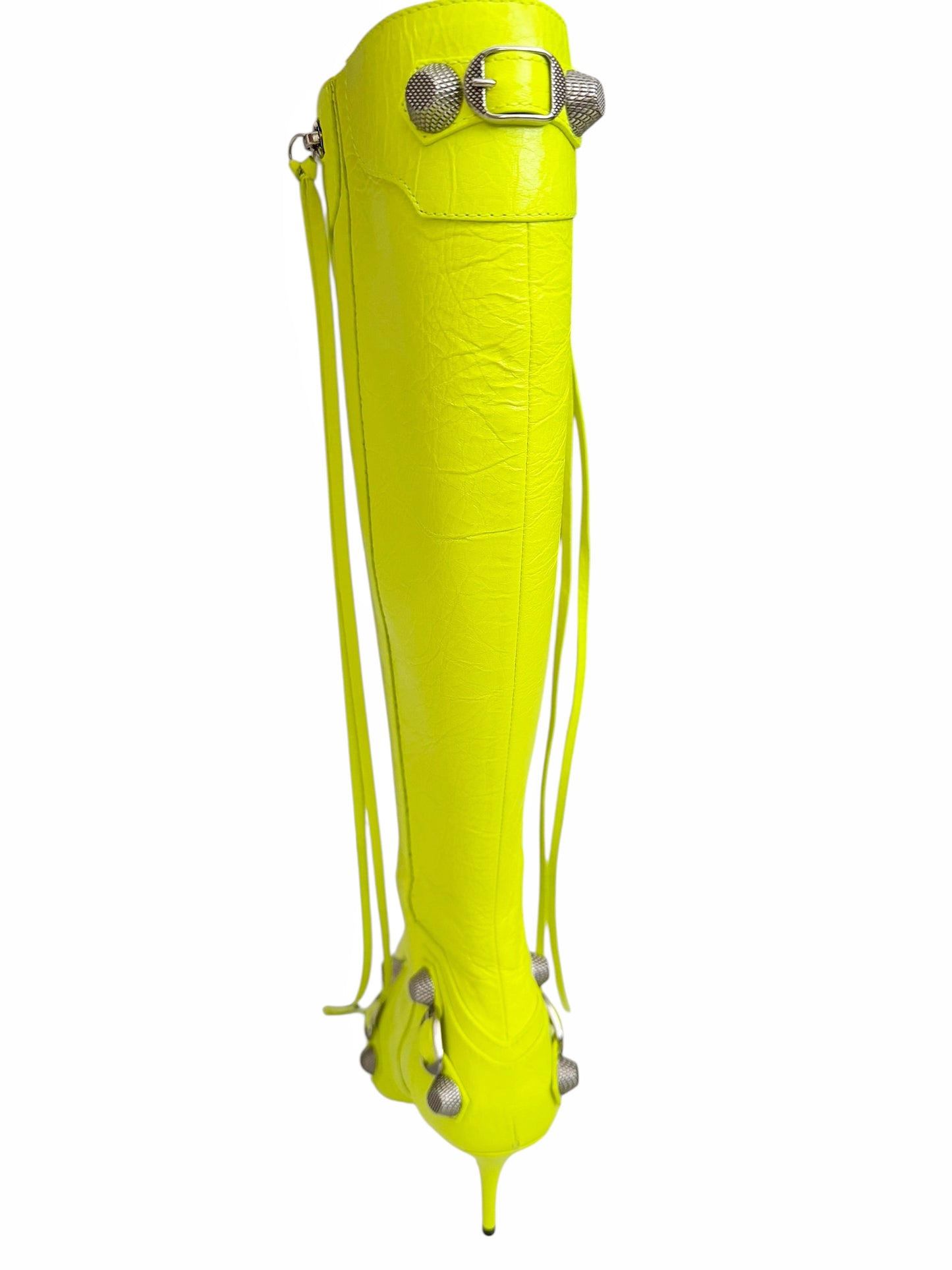Fluo Yellow Cagole Boot Heel Arena H90