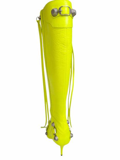 Fluo Yellow Cagole Boot Heel Arena H90