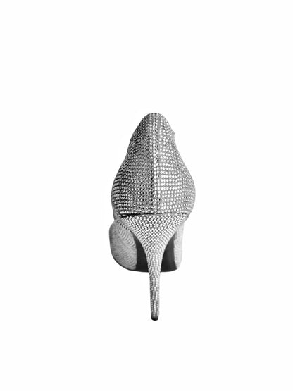 Bedazzled Rhinestone Stiletto Heel Clutch