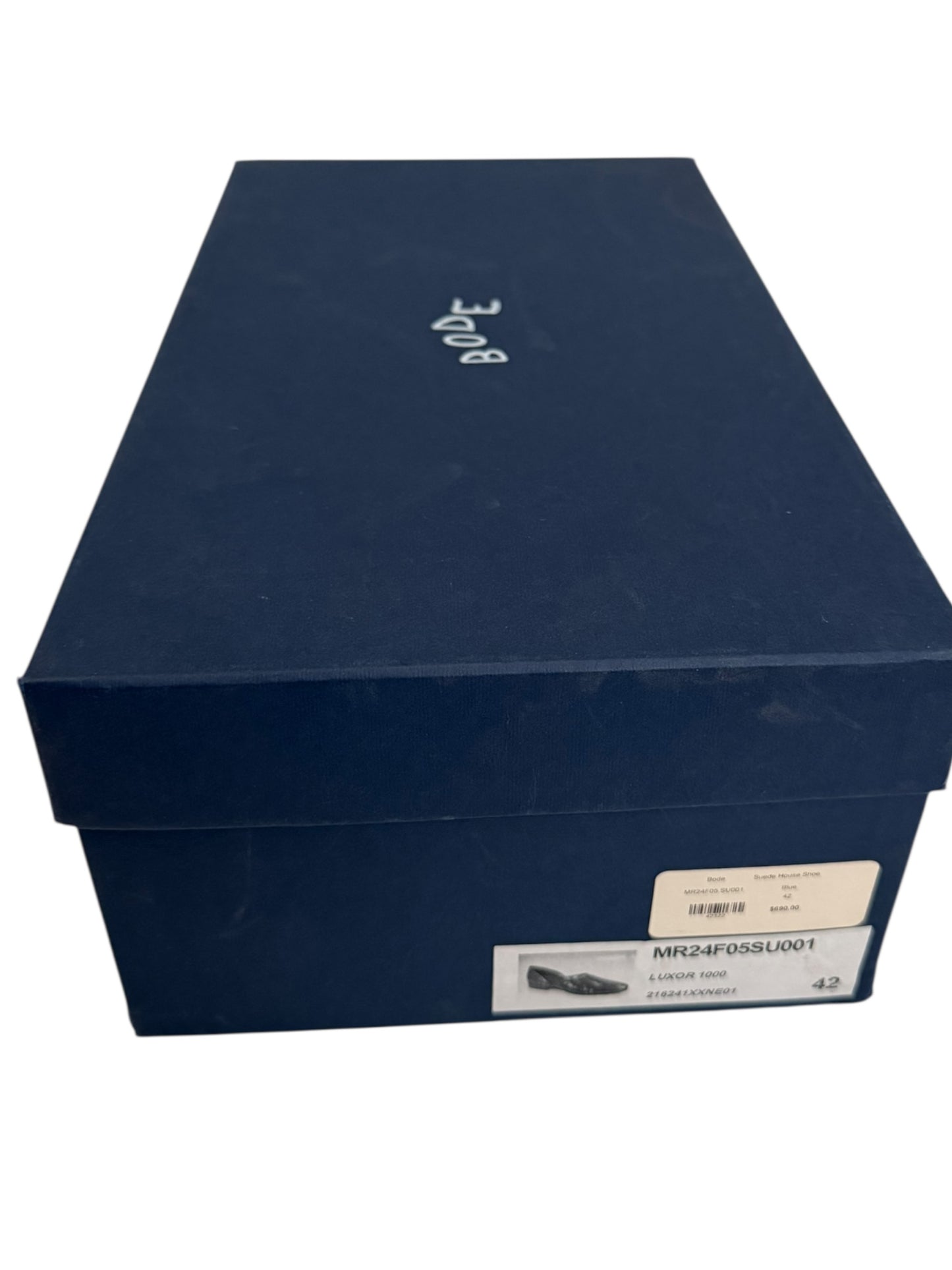 Blue Suede Luxor Shoe