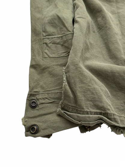 2018 Reconstructed Army Tent Shirt Jacket