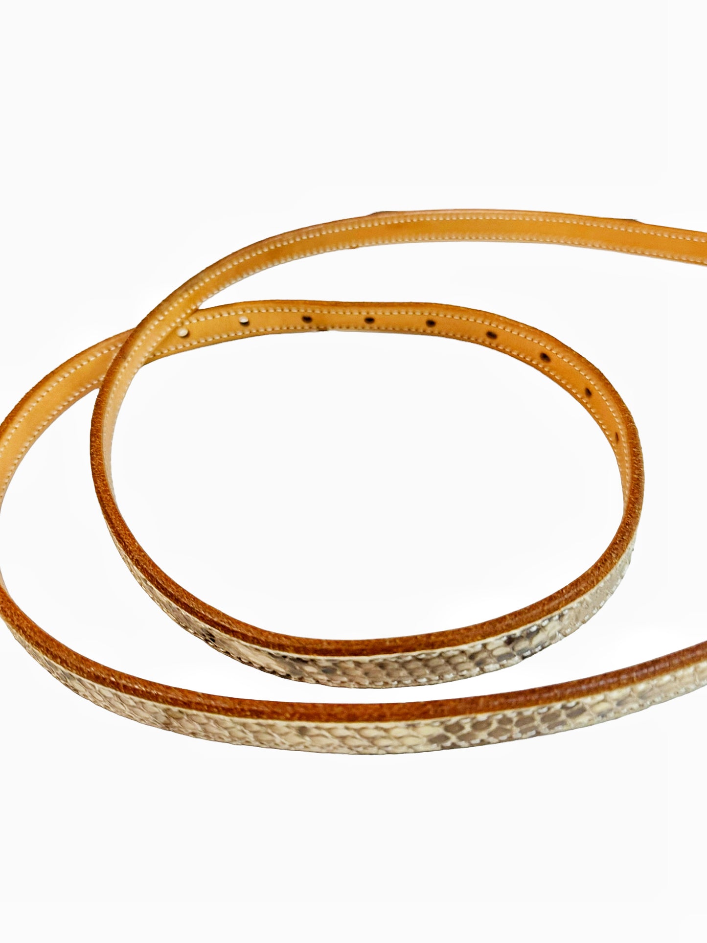 Snake Skin Thin Belt