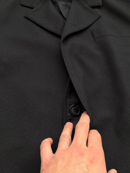 2018 Cropped Gabardine Coat Jacket