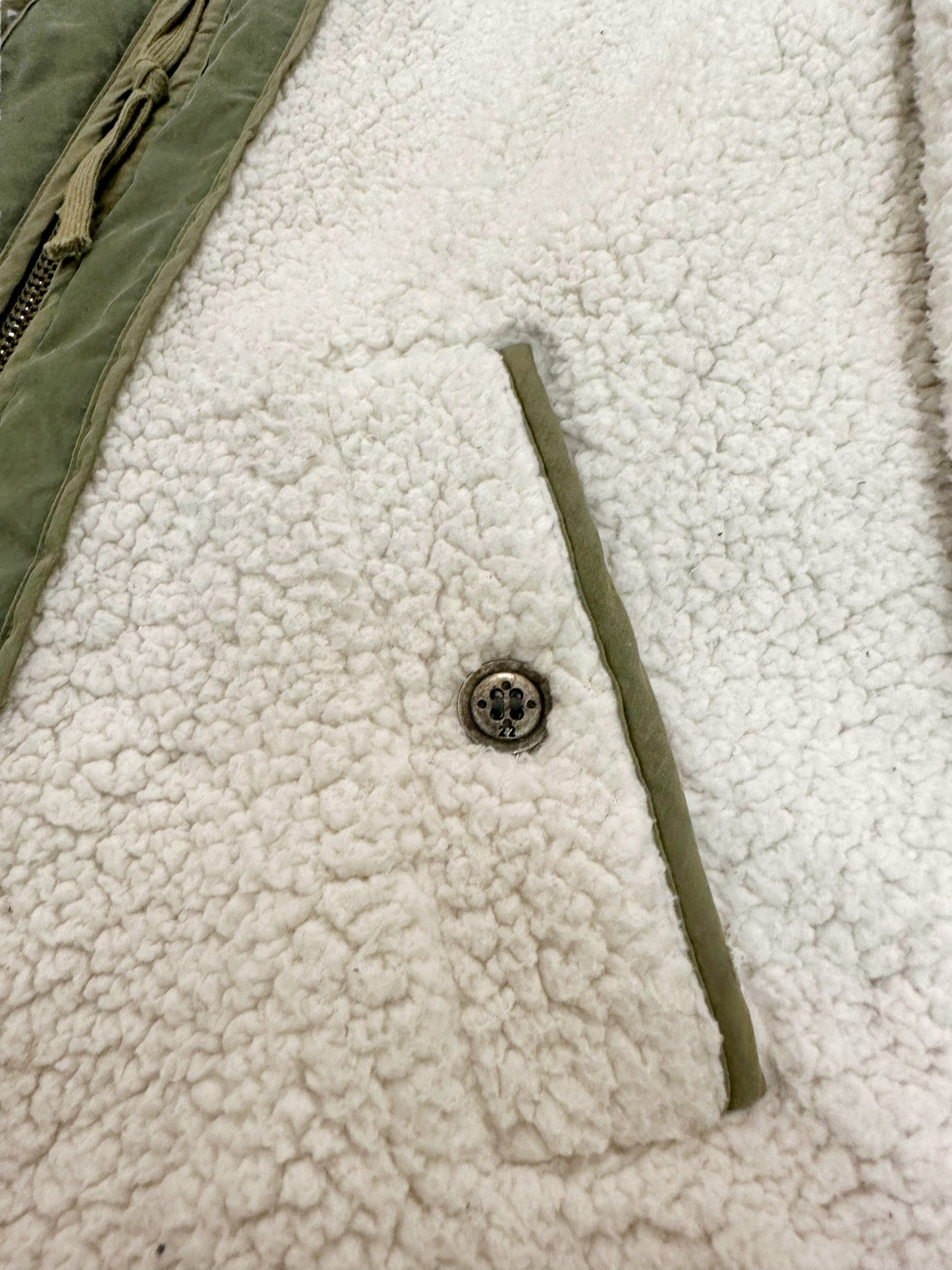 Reconstructed Tent Fleece Modern Flight Jacket