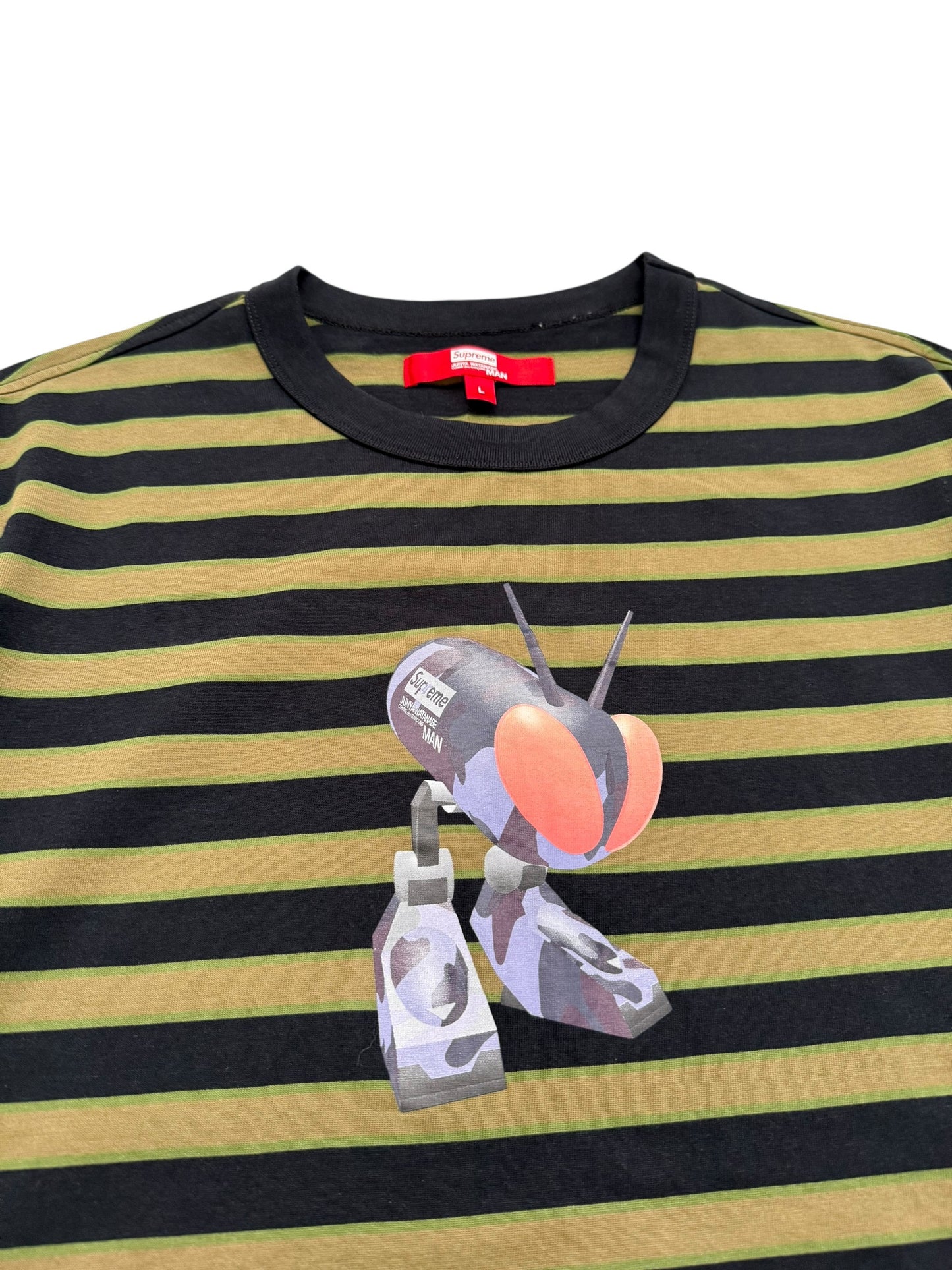 x Junya Watanabe Bug Bot Stripes Shirt