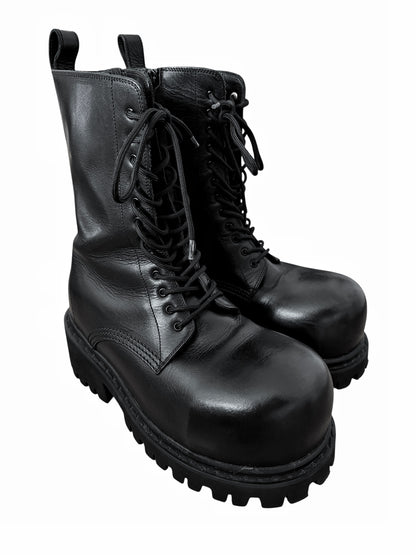 Black Stomper Boot