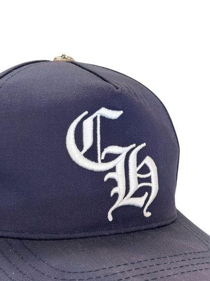 Navy CH Embroidered SnapBack Hat