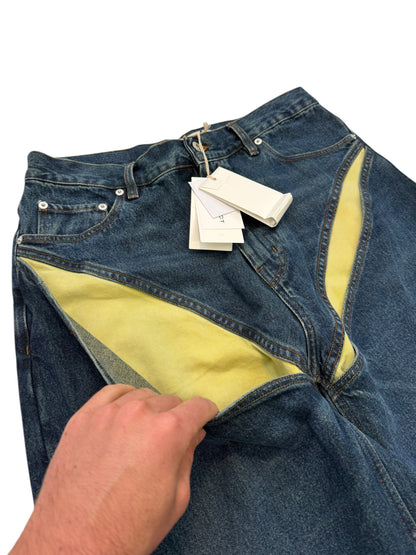 Cut Out Baggy Denim