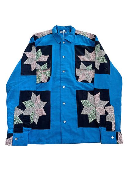 2021 Blue Quilt Shirt